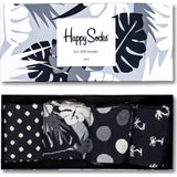 Happy Socks Tropical Sock Gift Box | Black & White