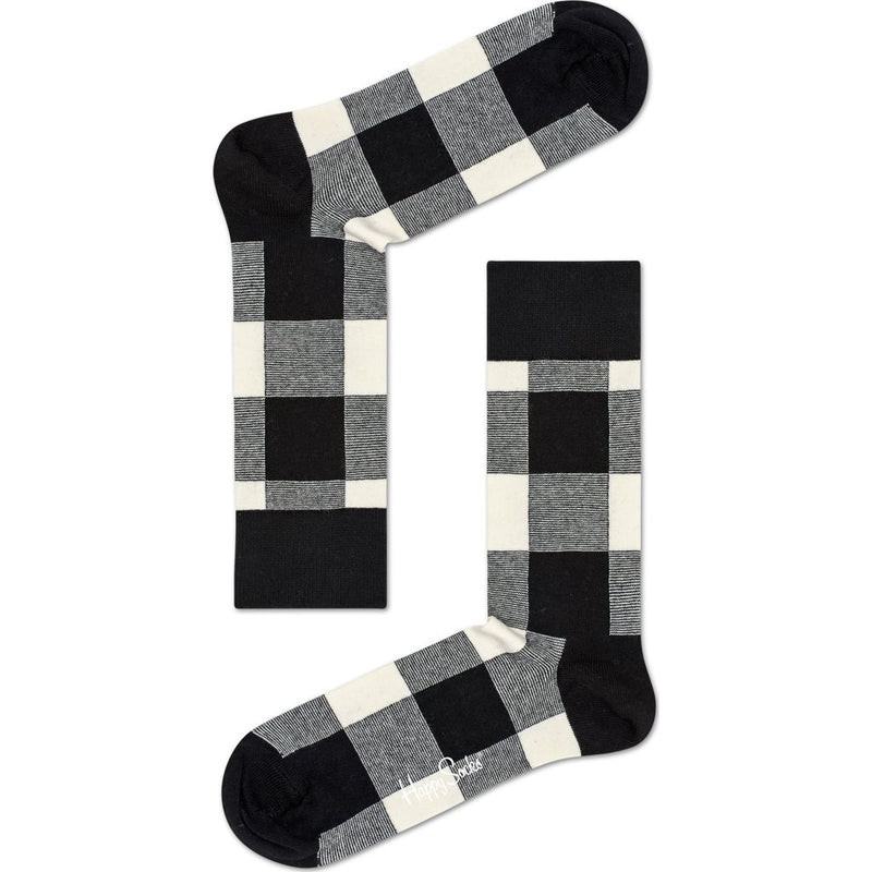 Happy Socks Smiley Face Sock Gift Box | Black & White