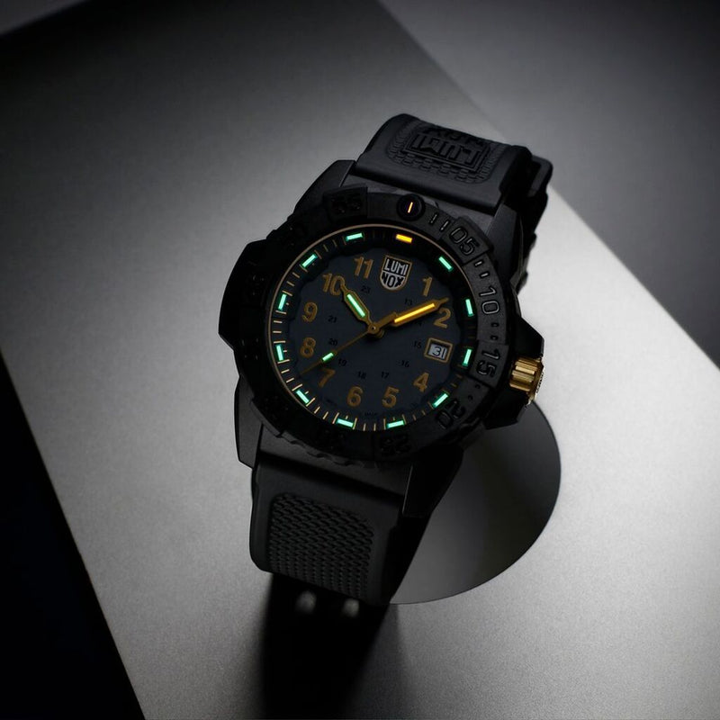 Luminox Navy Seal 3508.GOLD Military Dive Watch | Black/Gold
