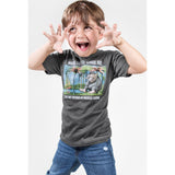 Out of Print Where the Wild Things Are Kid's T-Shirt | Charcoal Y-1025
