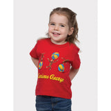 Out of Print Curious George Kid's T-Shirt | Red Y-2032