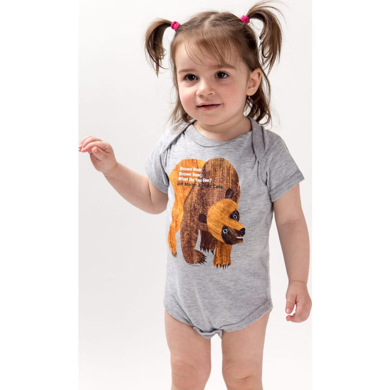 Out of Print Brown Bear, Brown Bear, What Do You See? Baby Onesie | Y-5014 12 Months