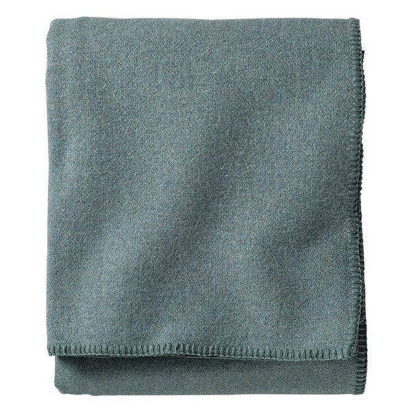 Pendleton Eco-Wise Wool Twin Bed Blanket | Shale Blue ZA173-52943