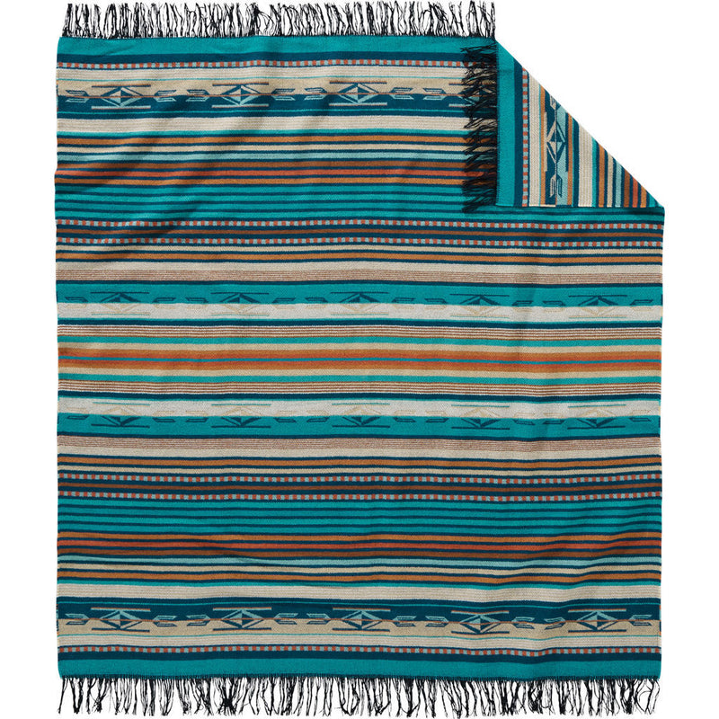 Pendleton Chimayo Throw Blanket | Turquoise- ZF646 53396