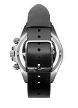 Vestal ZR-2 Italian Leather Watch | Black/Silver/Marine-Silver