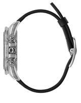 Vestal ZR-2 Italian Leather Watch | Black/Silver/Marine-Silver
