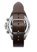 Vestal ZR-2 Italian Leather Watch | Brown/Silver/Marine-Silver