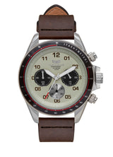 Vestal ZR-2 Italian Leather Watch | Dark Brown/Silver/Marine-Silver