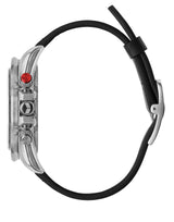 Vestal ZR-2 Italian Leather Watch | Black/Silver/Black