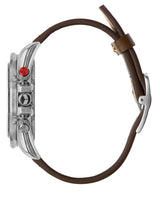 Vestal ZR-2 Italian Leather Watch | Brown/Silver/Black