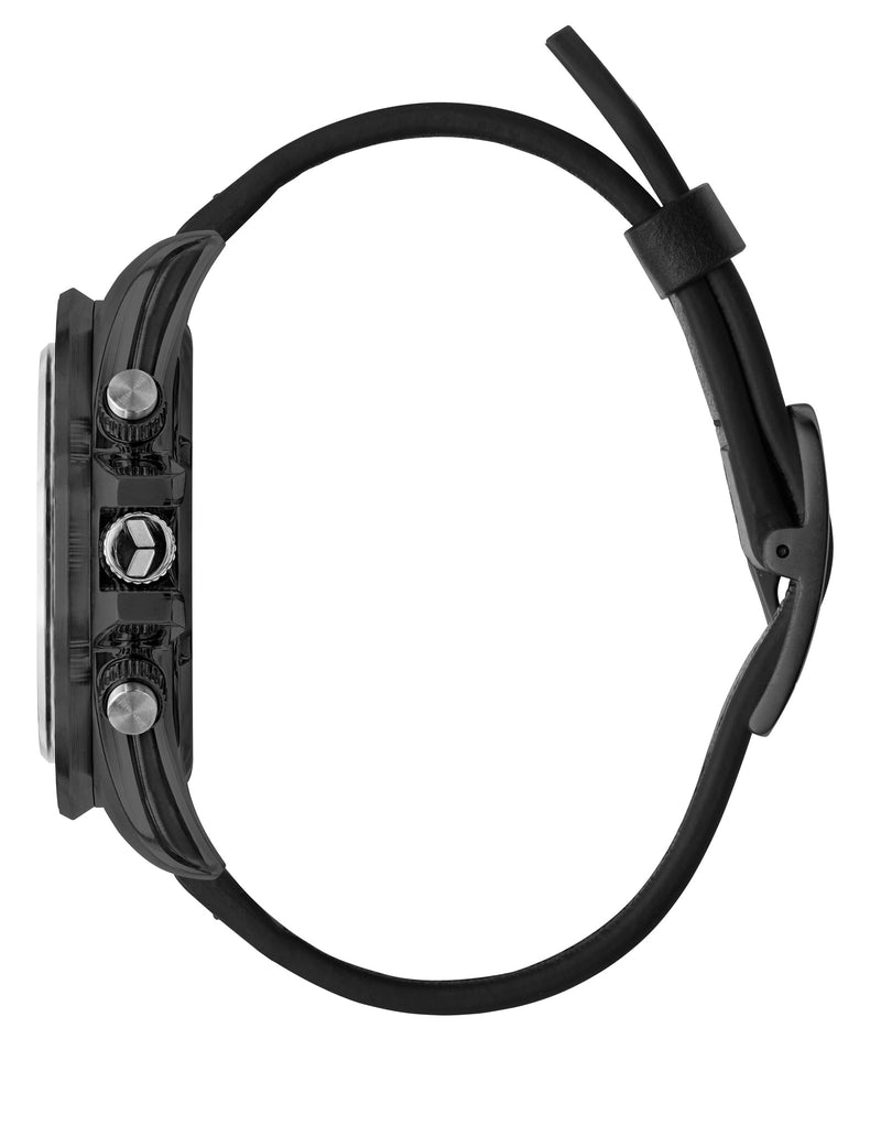 Vestal ZR-2 Italian Leather Watch | Black/Black/Teal