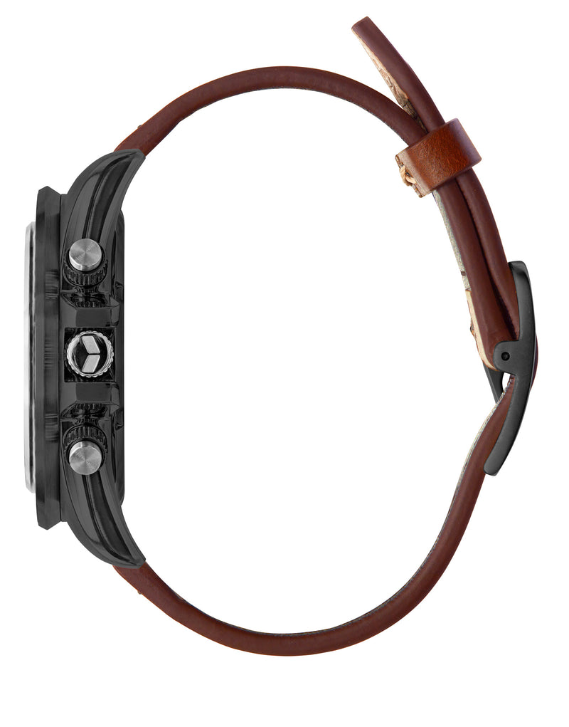Vestal ZR-2 Italian Leather Watch | Cordovan/Black/Teal