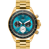 Vestal ZR-2 3-Link Watch | Gold/Teal