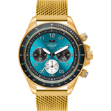 Vestal ZR-2 Watch | Gold/Teal/Mesh