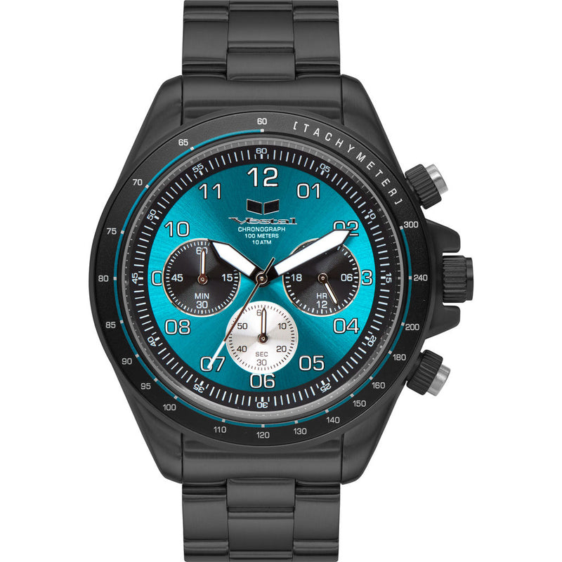 Vestal ZR-2 3-Link ZR Watch | Black/Teal