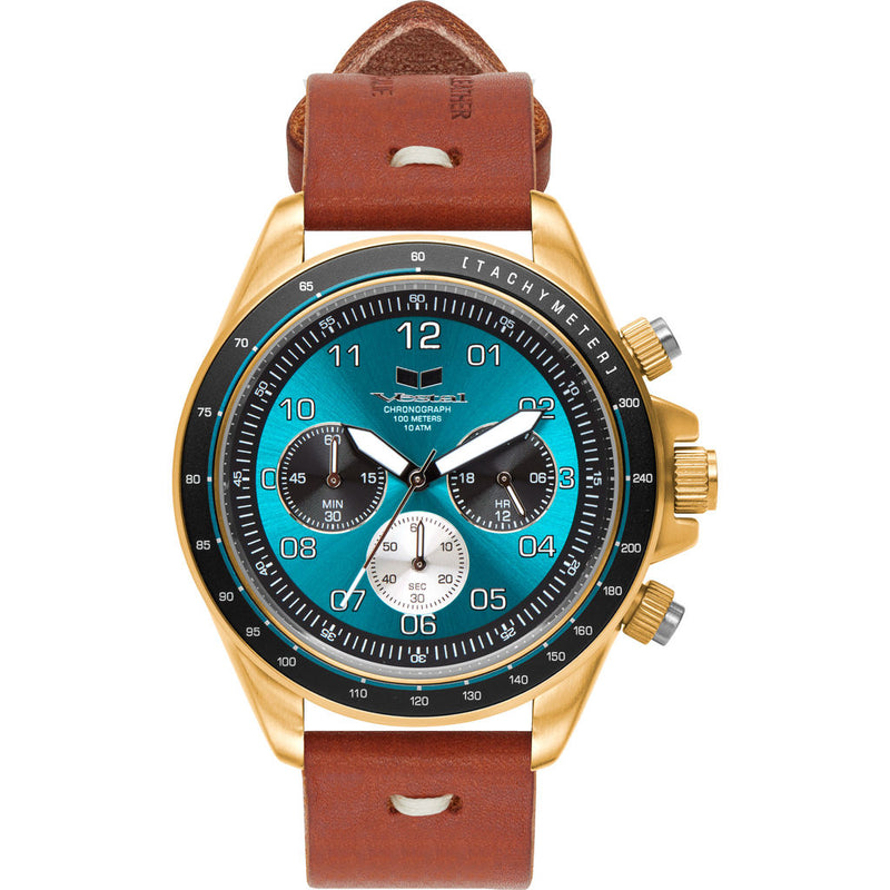 Vestal ZR-2 Makers Watch | Persimmon-Grey/Gold/Teal
