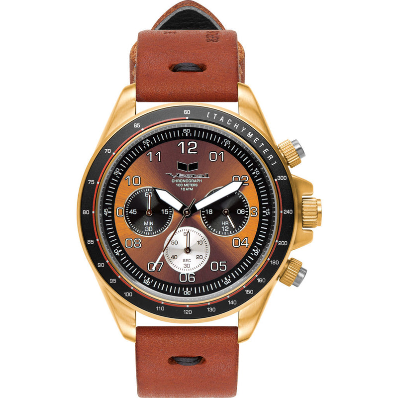 Vestal ZR-2 Makers Watch | Persimmon-Black/Gold/Orange