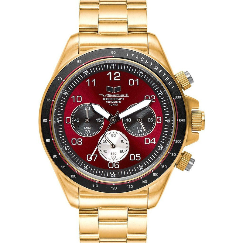 Vestal Zr-2 Watch | Gold/Burgundy/Brushed ZR2021