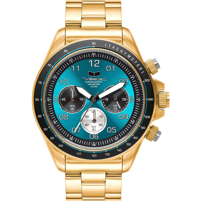 Vestal Zr-2 Watch | Gold/Teal/Brushed ZR2023