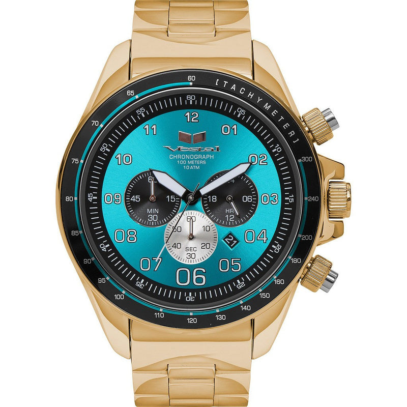 Vestal Zr-3 Watch | Gold/Teal/Polished ZR3030