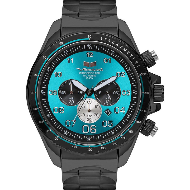 Vestal Zr-3 Watch | Black/Teal ZR3034