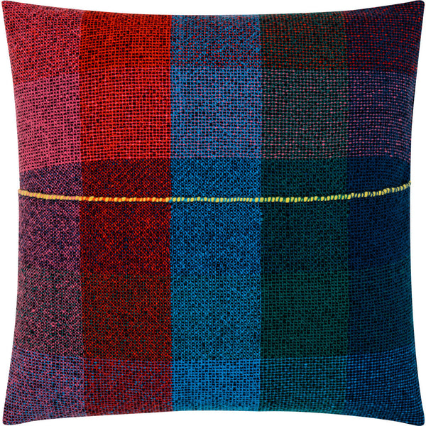 Zuzunaga Merino Wool Seat Cushion | Dark Squares