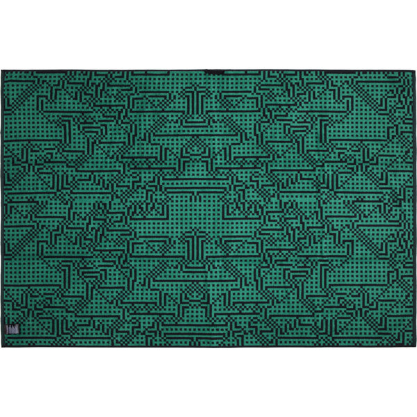 Zuzunaga Route Bath Towel 100 x 150 cm | Green