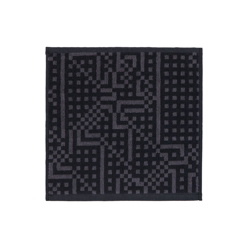 Zuzunaga Route Hand Towel 30 x 30 cm | Dark Grey