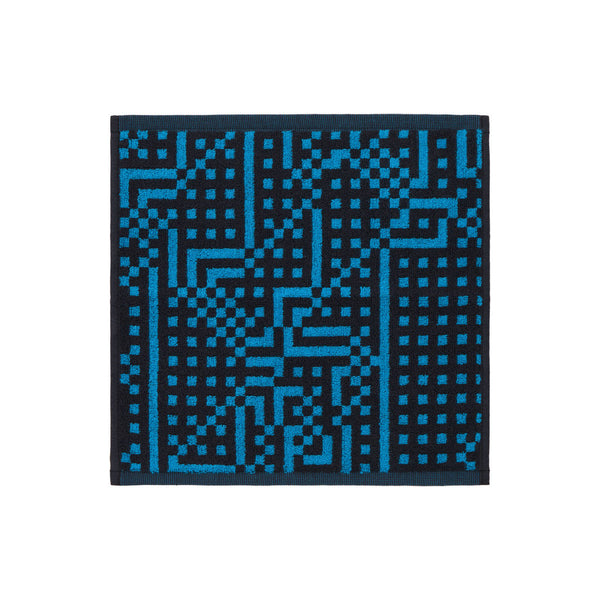 Zuzunaga Route Hand Towel 30 x 30 cm | Electric Blue