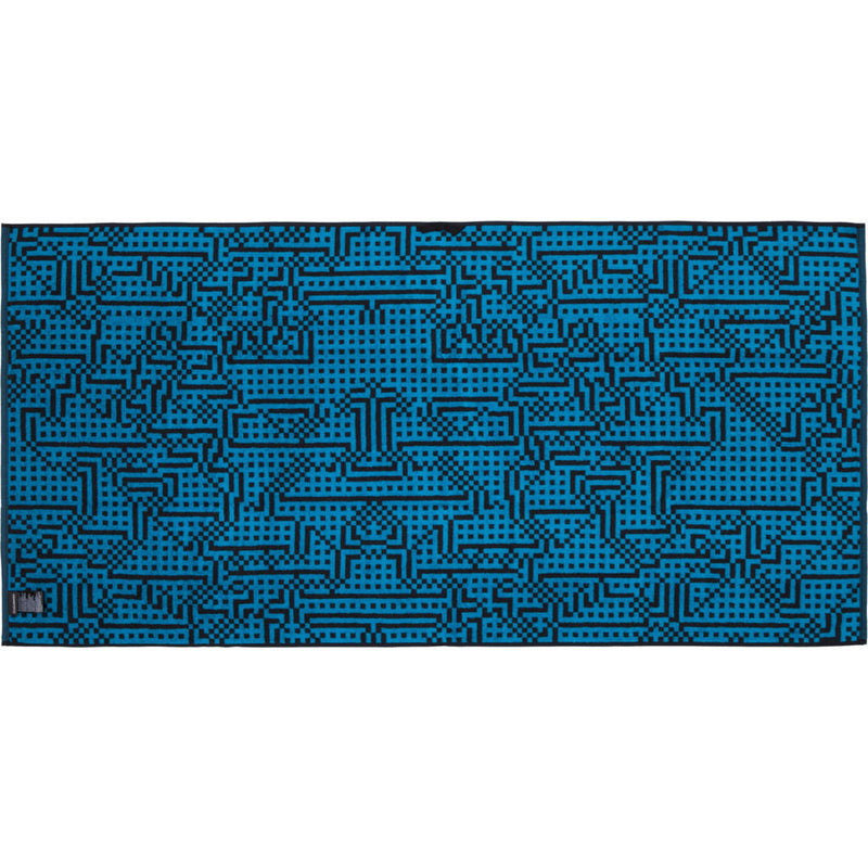 Zuzunaga Route Bath Towel 70 x 140 cm | Electric Blue
