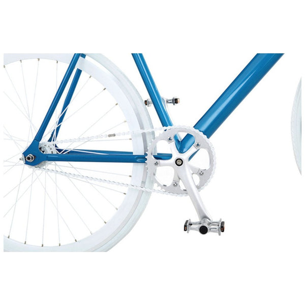 Sole Bicycles Zissou Fixed Single Speed Bike | Aqua Blue/White Rims Sole 051-52