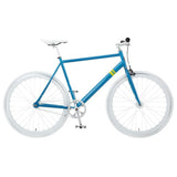 Sole Bicycles Zissou Fixed Single Speed Bike | Aqua Blue/White Rims Sole 051-49