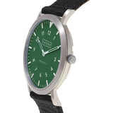 Shore Projects Anglesey Watch with Classic Strap | Silver / Green / Black S036S