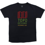 Topo Designs Original Logo Tee Shirt | Navy