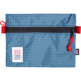 Topo Designs Accessory Bag For Travel & Hiking | Blue/ White Ripstop