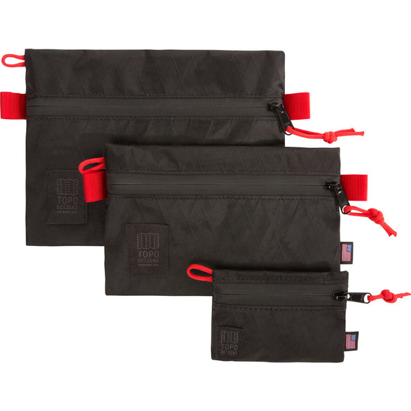 Topo Designs Micro Accessory Bag X-Pac Black TDABS18XPBKMC 