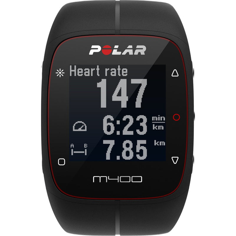 Polar M400 GPS Activity Tracker Watch HR Bundle | Black