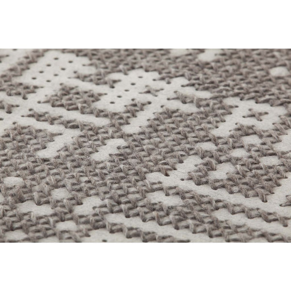 Gan Canevas Abstract Rug | Silver/Light Gray 02CN21302CL90