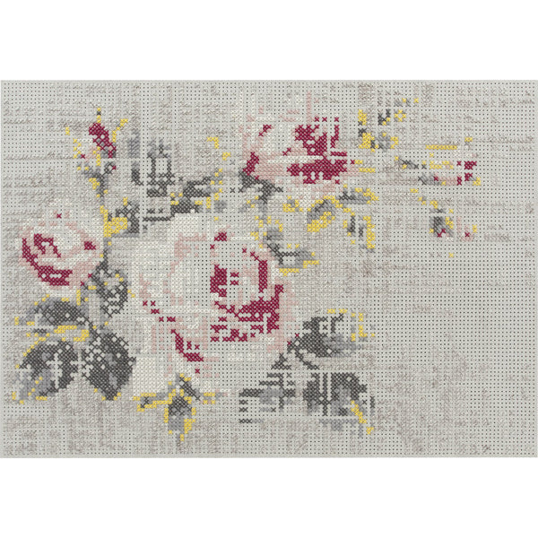 Gan Canevas Flowers Naturales Rug | Light Gray 02CN28502CL92