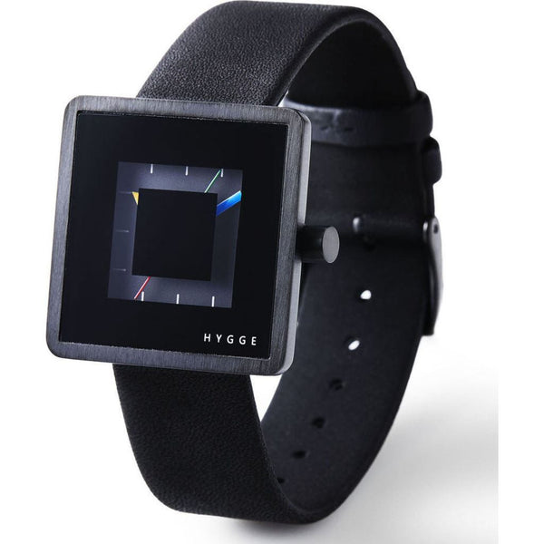 Hygge 2089 All Black Watch | Leather HGE-020081 MSL2089