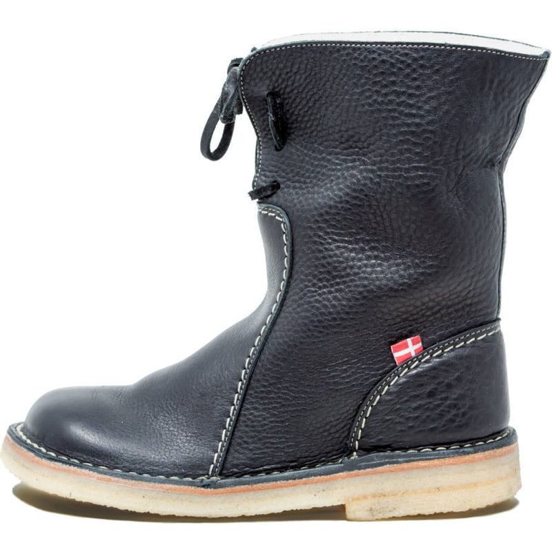 Duckfeet Arhus Wool/Leather Boots in Black