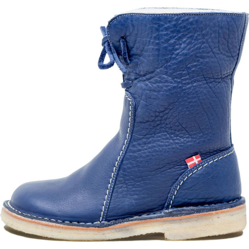 Duckfeet Arhus Wool/Leather Boots in Blue