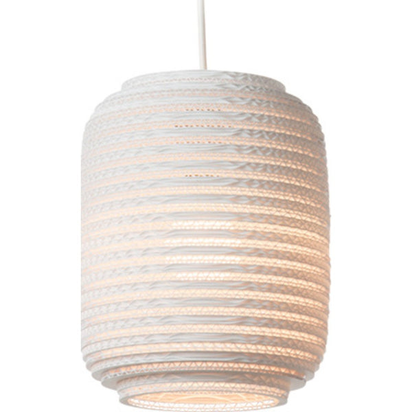 Graypants Scraplight Ausi 8 Pendant Light | White 7.5" Diameter GP-1112-UL