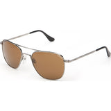 Randolph Engineering Aviator Gunmetal Sunglasses | Tan Glass Bayonet