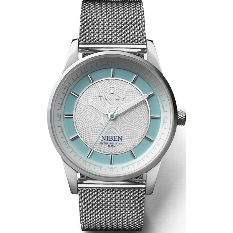Triwa Azure Niben Watch | Steel Mesh NIST106-ME021212