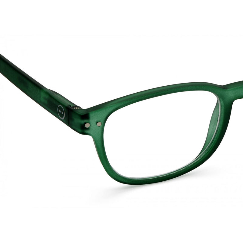 Izipizi Reading Glasses B-Frame | Green Crystal