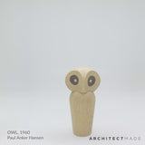 Architectmade Wooden Owl | Natural