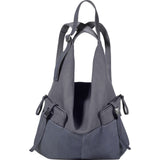 Cote&Ciel Ganges Alias Medium Cowhide Leather Backpack | Graphite Grey 28391
