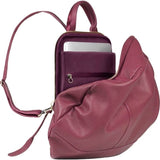 Cote&Ciel Moselle Alias Cowhide Leather Backpack | Garnet Red 28393