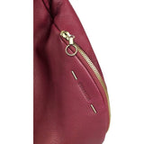 Cote&Ciel Moselle Alias Cowhide Leather Backpack | Garnet Red 28393